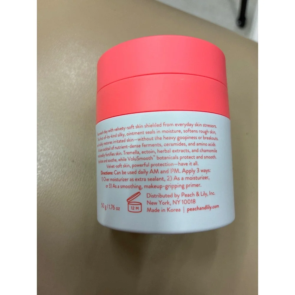 Peach & Lily Velvet Biome Smoothing Silky Ointment 50g 1.76oz Face Moisturizer